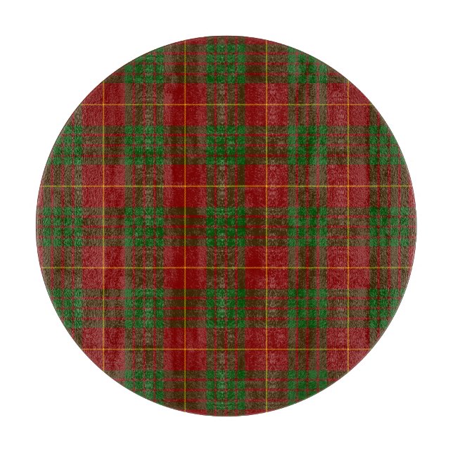 Tabla De Cortar Cameron tartan green (Anverso)