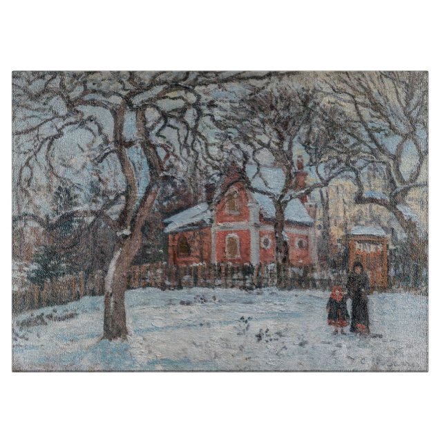 Tabla De Cortar Camille Pissarro - Chataigniers a Louvecienne (Anverso)
