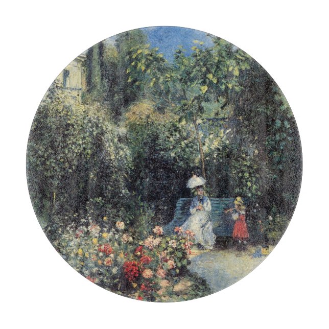 Tabla De Cortar Camille Pissarro Pontoise Garden (Anverso)