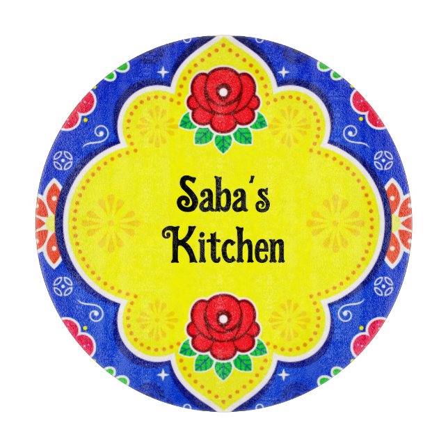 Tabla De Cortar Camión de arte de personalizable de Pakistán (Anverso)
