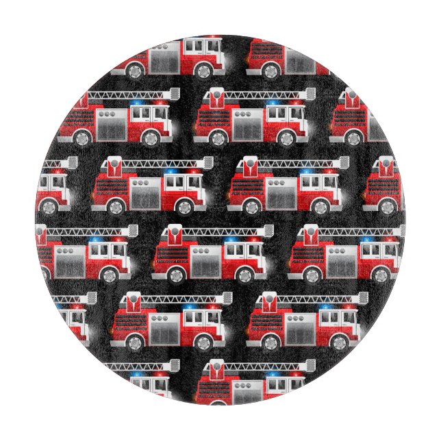 Tabla De Cortar Camión de bomberos (Anverso)