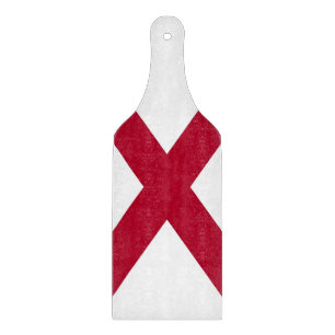 Tabla De Cortar Camión de corte de vidrio con bandera de Alabama