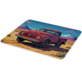 Tabla De Cortar Camioneta Americana Clásica 