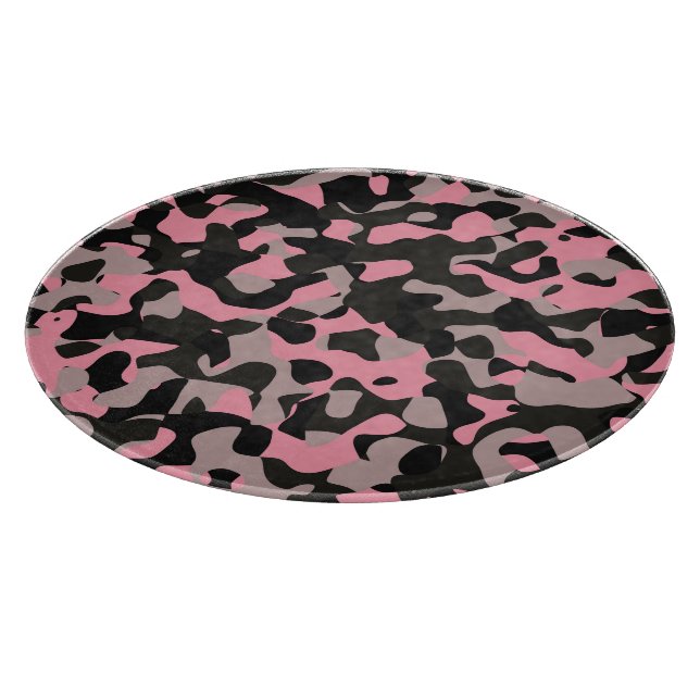 Tabla De Cortar Camo de Gatito (Borde)