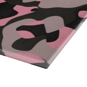 Tabla De Cortar Camo rosa