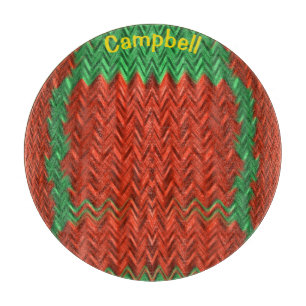 Tabla De Cortar CAMPBELL ~ NAVIDADES diseño fractal original