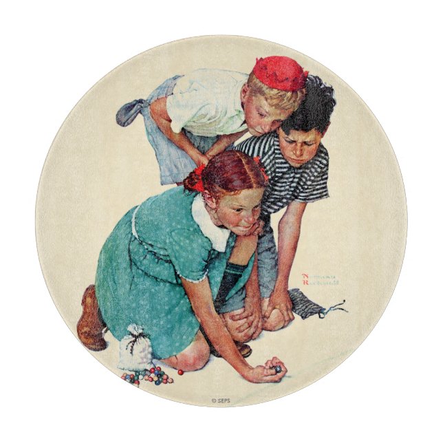 Tabla De Cortar Campeón de Mármol (Anverso)