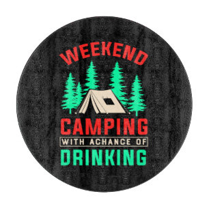 Tabla De Cortar Camping de fin de semana con una oportunidad de be