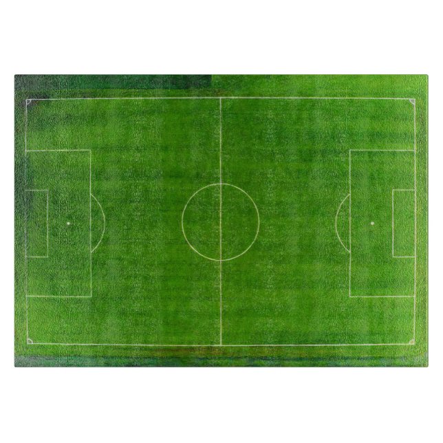 Tabla De Cortar Campo de Fútbol (Estilo No. 1) (Anverso)