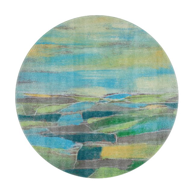 Tabla De Cortar Campo Fragmentado I (Anverso)