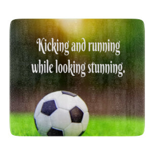 Tabla De Cortar Campo verde Inspirador motivador del fútbol