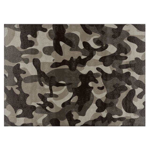 Tabla De Cortar Camuflaje de barrio cercano (Anverso)