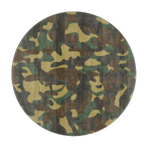 Tabla De Cortar Camuflaje de bosque
