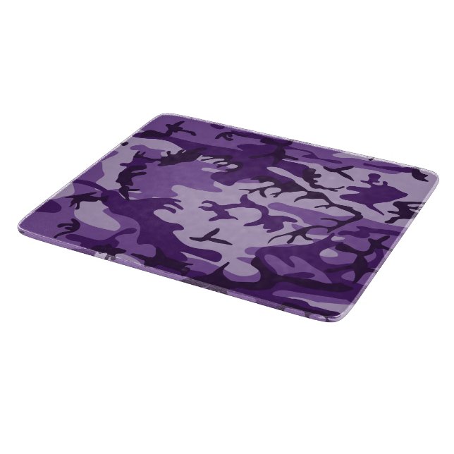 Tabla De Cortar Camuflaje morado, ejército (Borde)