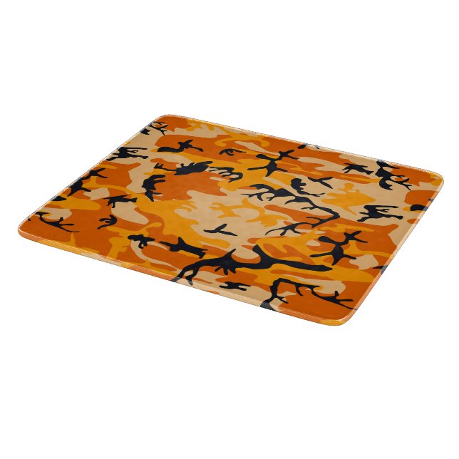 Tabla De Cortar Camuflaje naranja, militar, ejército (Borde)