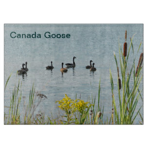 Tabla De Cortar Canadá Geese Y Cattails