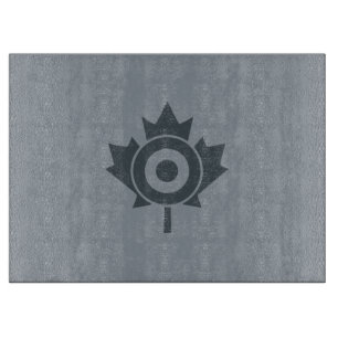 Tabla De Cortar Canadiense Maple Leaf Roundel Mod CANADA