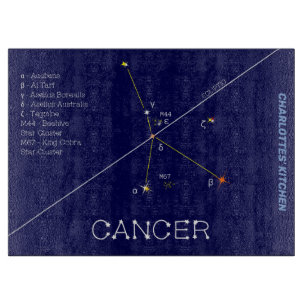 Tabla De Cortar Cáncer de Constelación Zodiaca