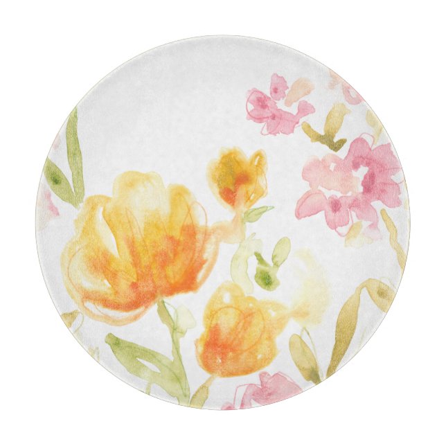 Tabla De Cortar Canción floral I (Anverso)