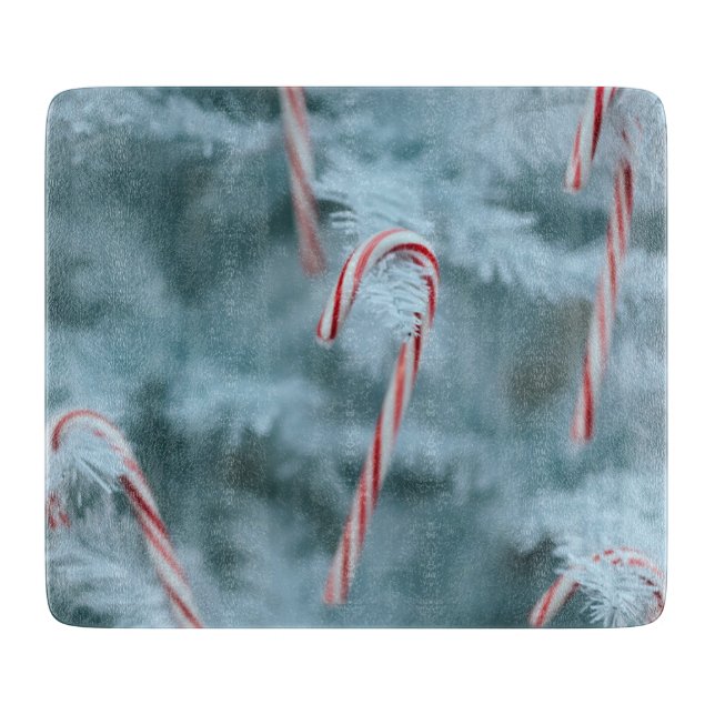 Tabla De Cortar Candy Cane en el árbol (Anverso)