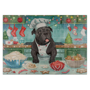 Tabla De Cortar Cane Corso Holiday Baking: Navidades festivos