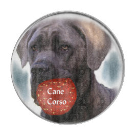 Tabla De Cortar Cane Corso Navidades