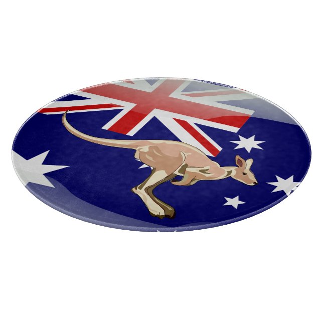 Tabla De Cortar Canguro australiano (Borde)