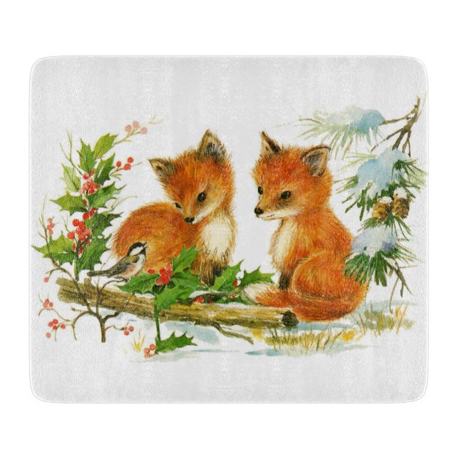 Tabla De Cortar Cañones de Navidad de época (Anverso)