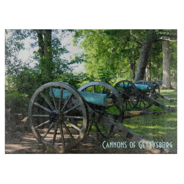 Tabla De Cortar Cañones del parque militar nacional de Gettysburg (Anverso)