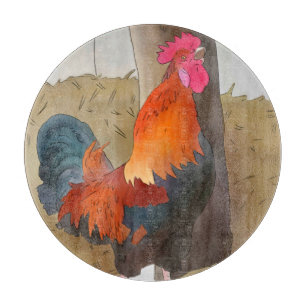 Tabla De Cortar cantando gallo