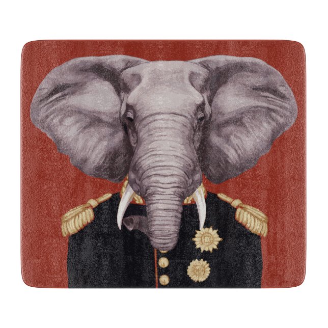 Tabla De Cortar Capitán Elephant (Anverso)