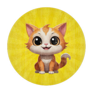 Tabla De Cortar Carácter de estilo de Personalizado de gatos de Na