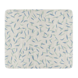 Tabla De Cortar Caras al azar, espectros, verde sabio, azul turbio