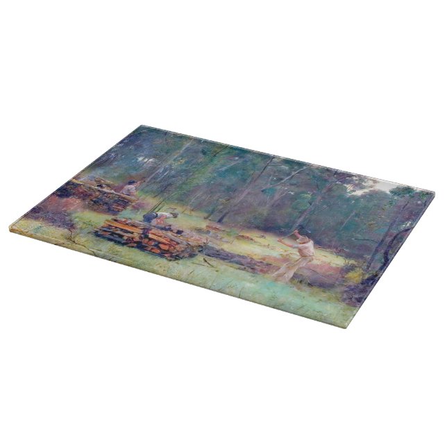 Tabla De Cortar Carboneros Leñadores Tom Roberts 1886 (Borde)