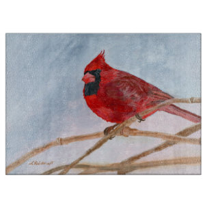 Tabla De Cortar Cardenal rojo