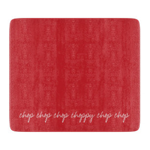 Tabla De Cortar Cardenal rojo personalizado