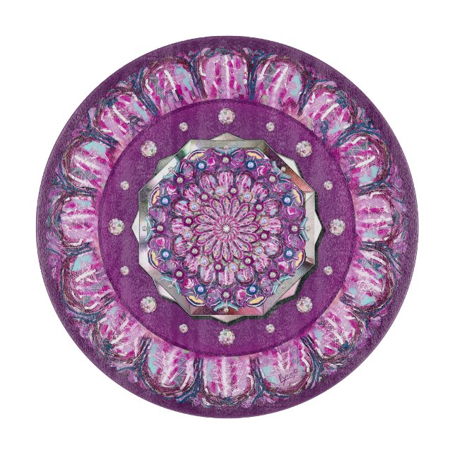 Tabla De Cortar Cardinal Red Rosace (Anverso)