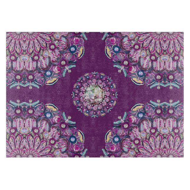 Tabla De Cortar Cardinal Red Rosace (Anverso)