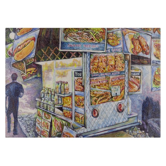 Tabla De Cortar Carga de trabajo artística extraordinaria (Anverso)