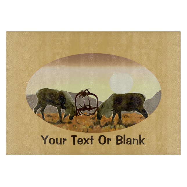 Tabla De Cortar Caribou Duel (Anverso)