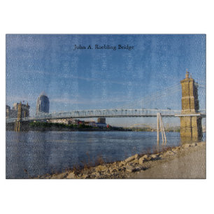 Tabla De Cortar Cartel de corte de John A. Roebling Bridge