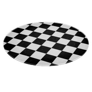 Tabla De Cortar Cartón de ajedrez