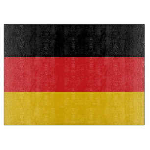 Tabla De Cortar Cartón de bandera de Alemania