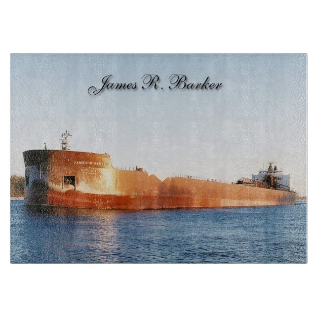 Tabla De Cortar cartón de James R. Barker (Anverso)