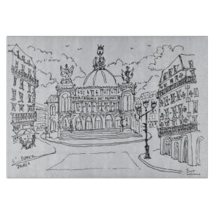 Tabla De Cortar Casa de la Ópera Palais Garnier París, Francia