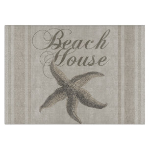 Tabla De Cortar Casa de playa de estrellas de mar Costa litoral