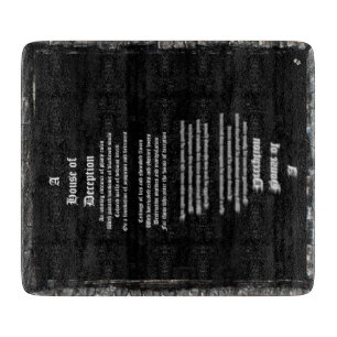 Tabla De Cortar Casa del engaño