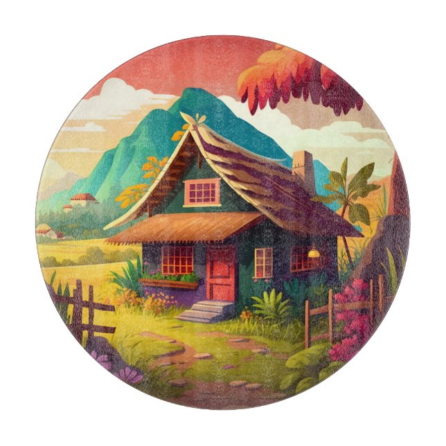 Tabla De Cortar Casa tradicional filipina-36543 (Anverso)