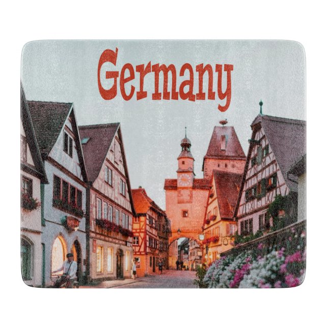 Tabla De Cortar Casas de fila de Alemania (Anverso)
