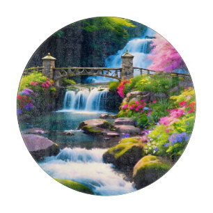 Tabla De Cortar Cascada de primavera 1